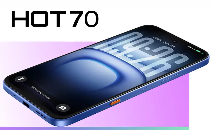 Layar Infinix HOT 70