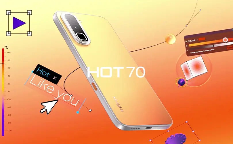 Infinix HOT 70 Thermo Orange